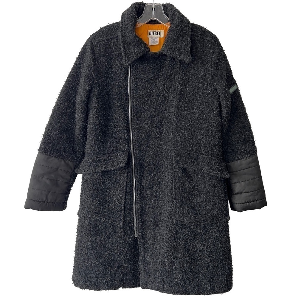 Y2K Diesel charcoal  Teddy Jacket